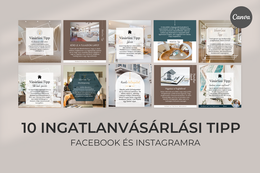 10 Ingatlanvásárlási tipp posztötlet