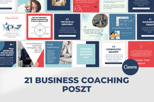 21 INGYENES Business Coaching poszt. A SIKER garantált.