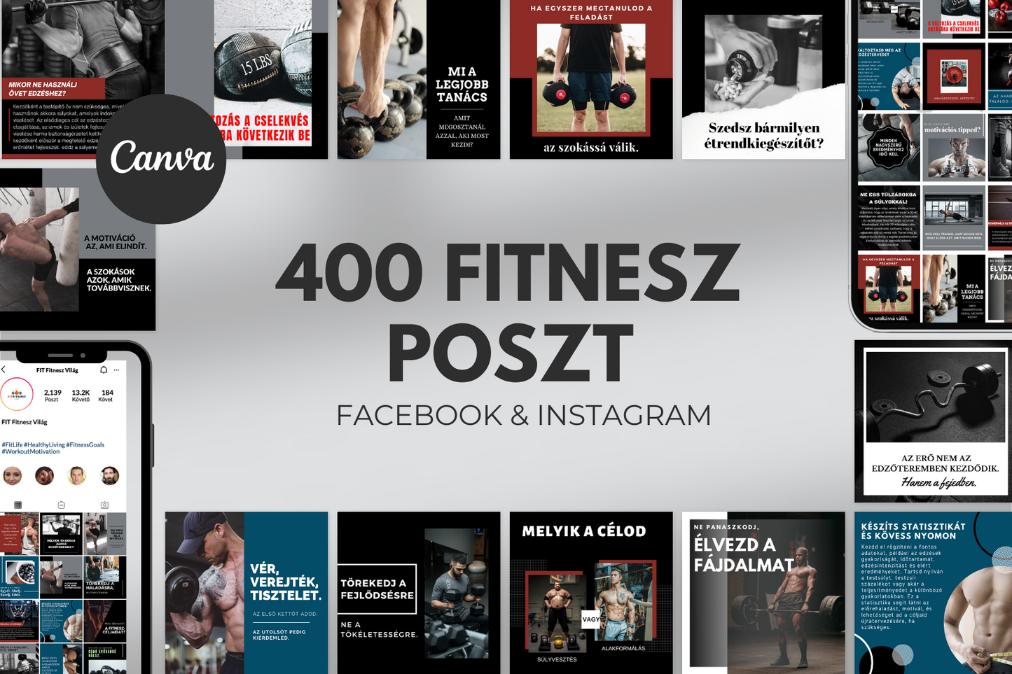 400 Fitnesz Poszt (Férfi verzió)