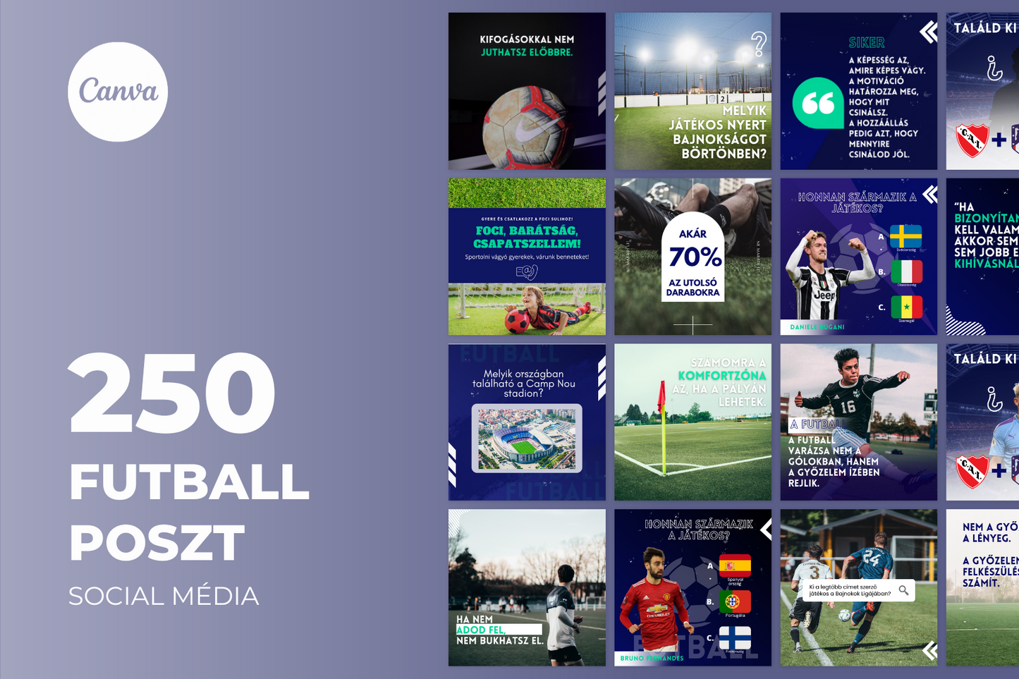 250 Labdarúgás Poszt
