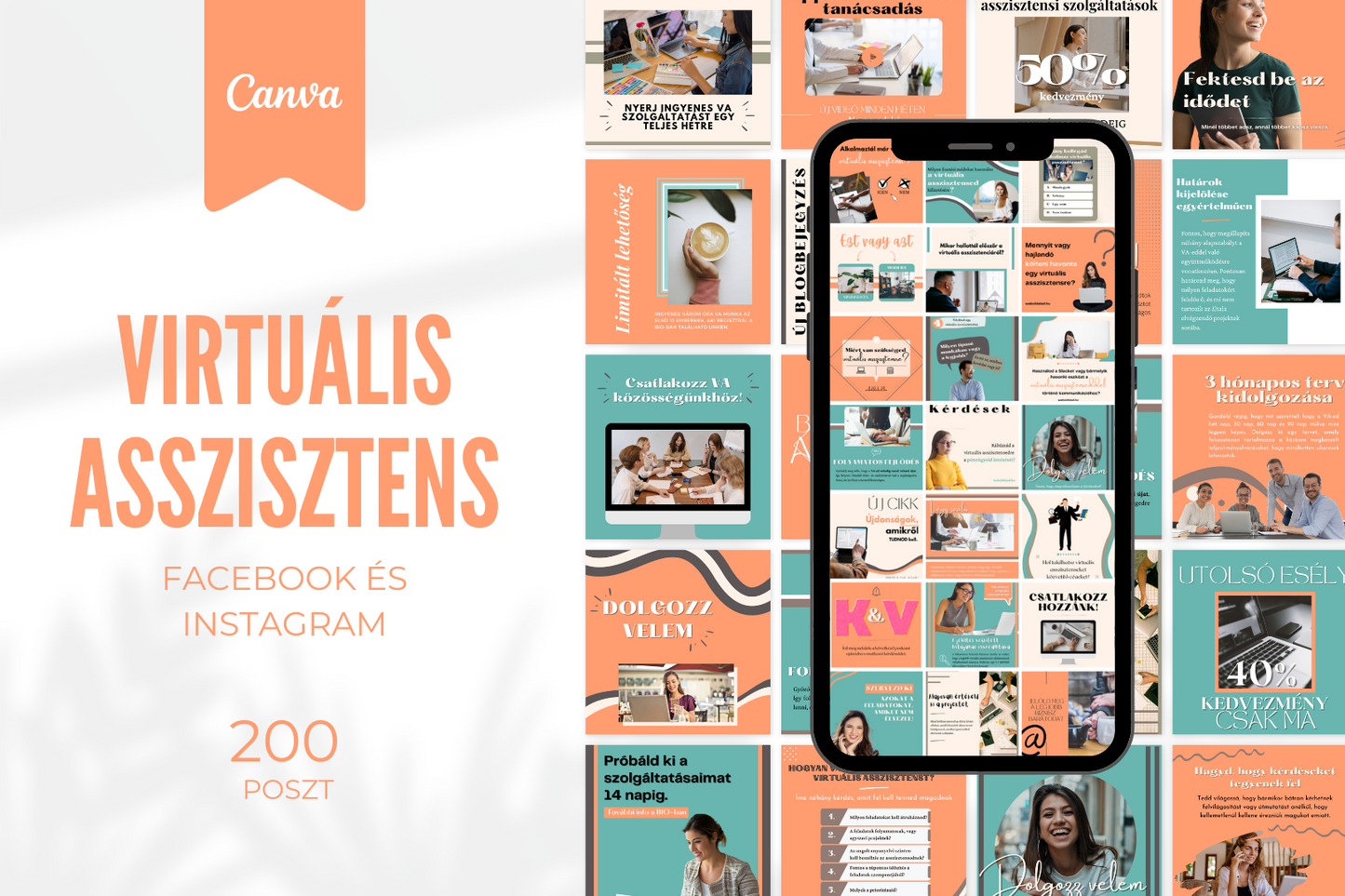 200 Virtuális Asszisztens Poszt