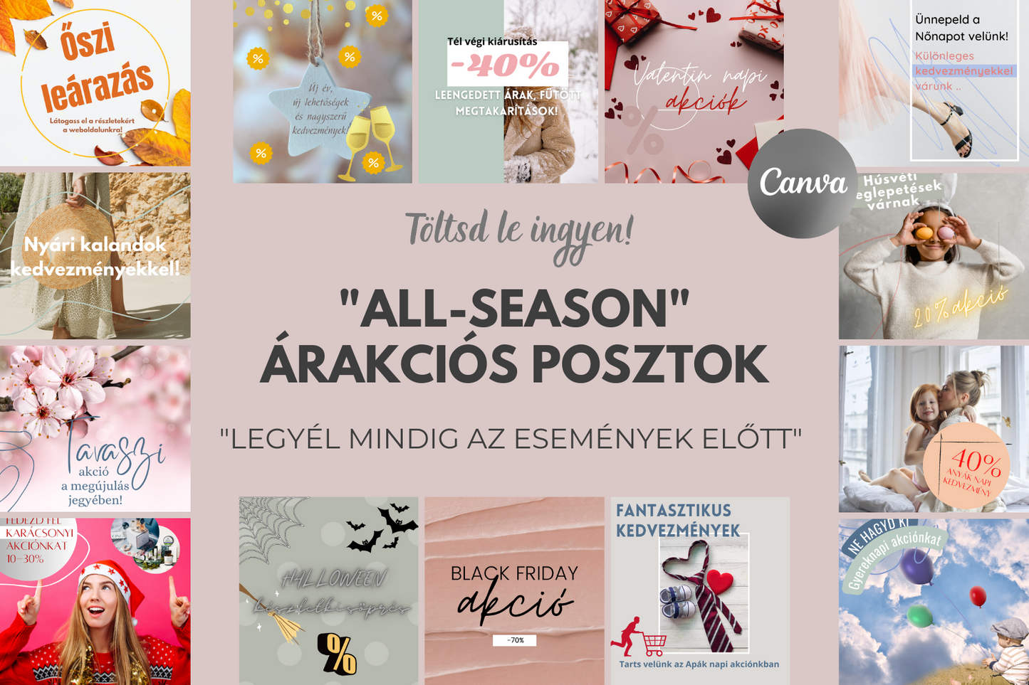 "All-Season" árakciós posztok
