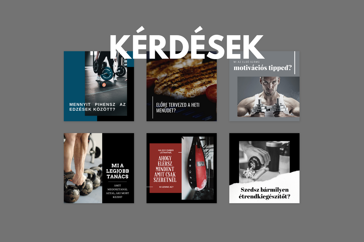 400 Fitnesz Poszt (Férfi verzió)