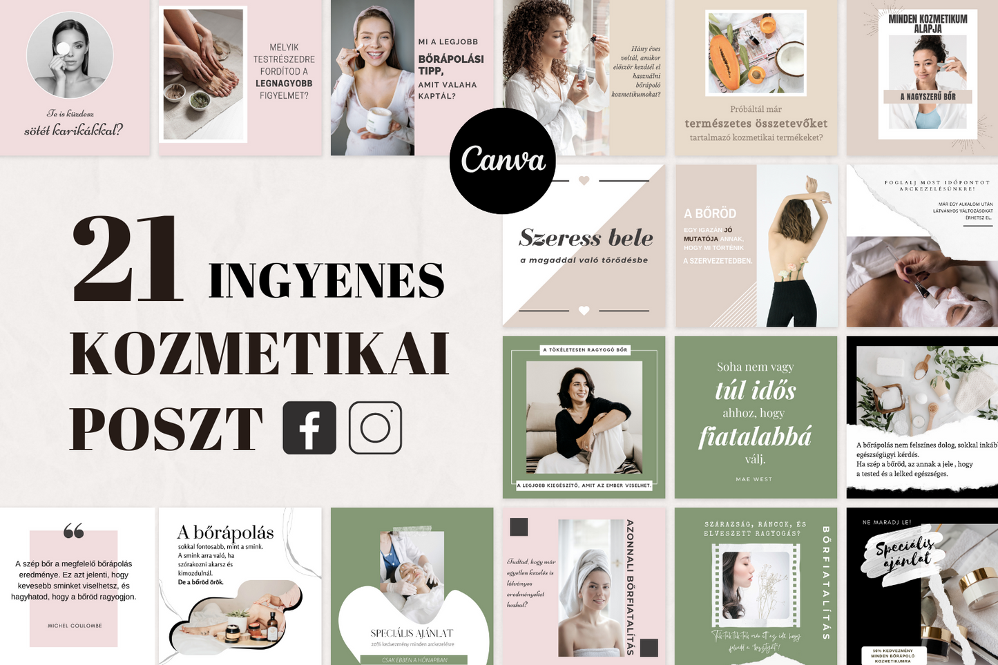 Kozmetikáknak: 21 Kreatív Posztötlet Ingyen!