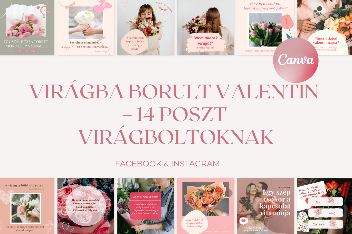 Virágba borult Valentin – 14 poszt virágboltoknak