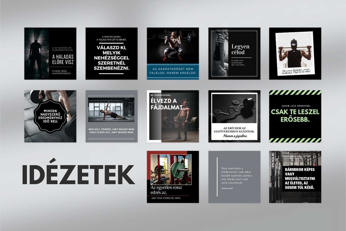 400 Fitnesz Poszt (Férfi verzió)
