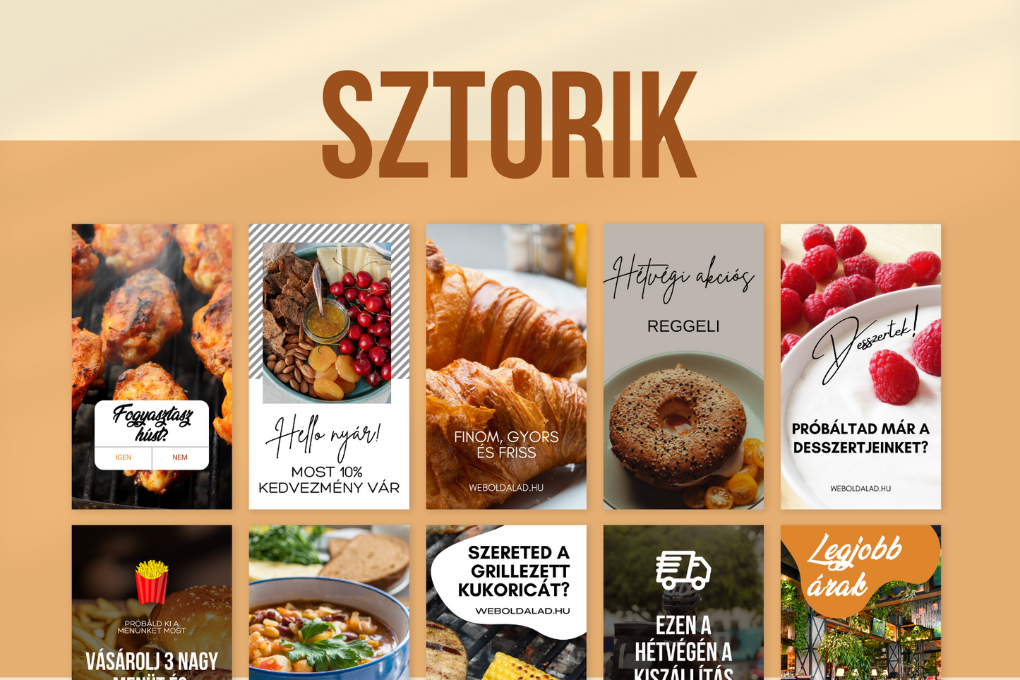 300 poszt Éttermeknek