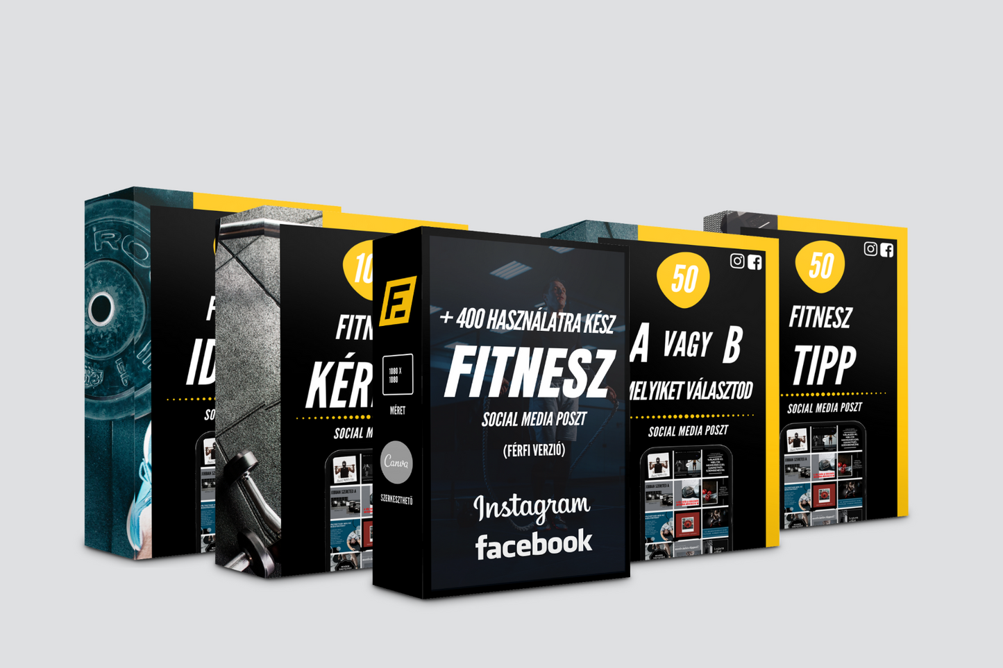 400 Fitnesz Poszt (Férfi verzió)