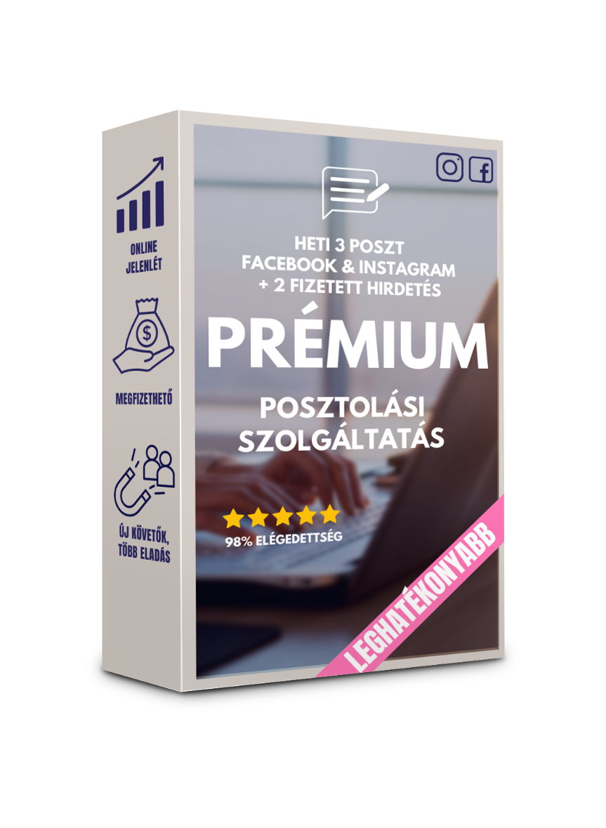 Prémium posztolási szolgáltatás csomag