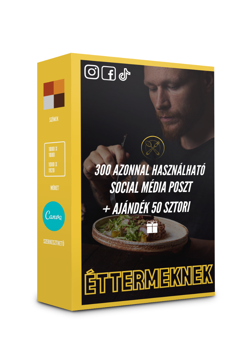 300 poszt Éttermeknek