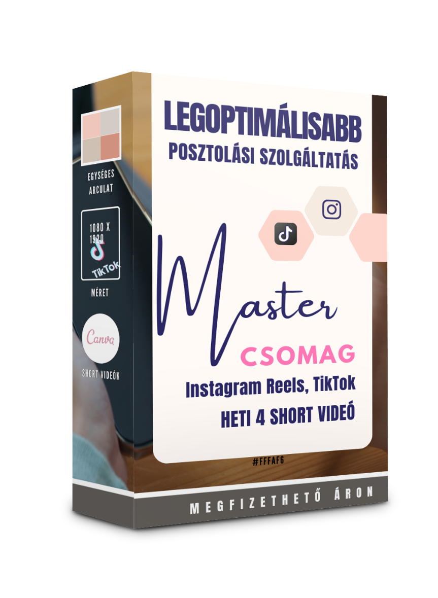 MASTER videós posztolási szolgáltatás csomag