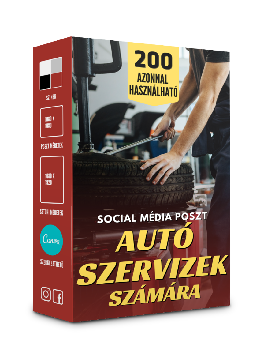 200 Poszt Autószervizek számára