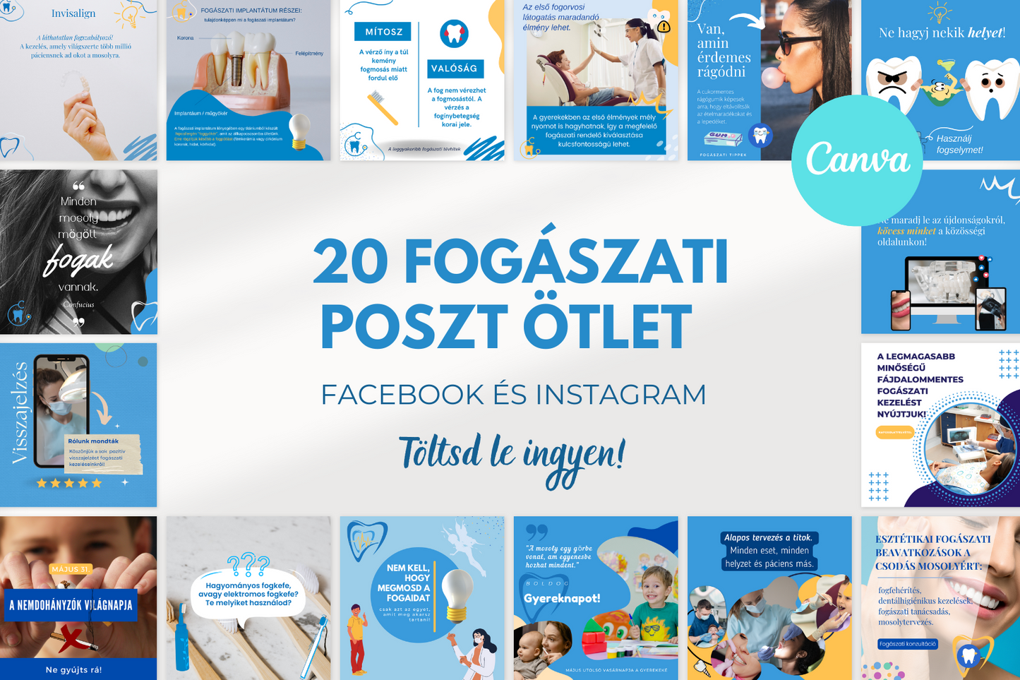 20 Ingyenes Fogászati Poszt
