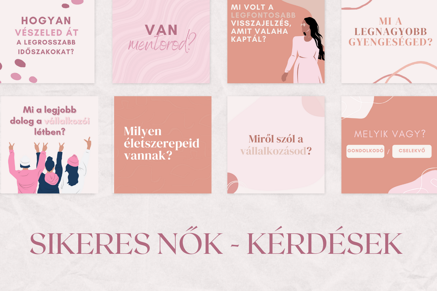 200 Sikeres Nők Poszt Csomag