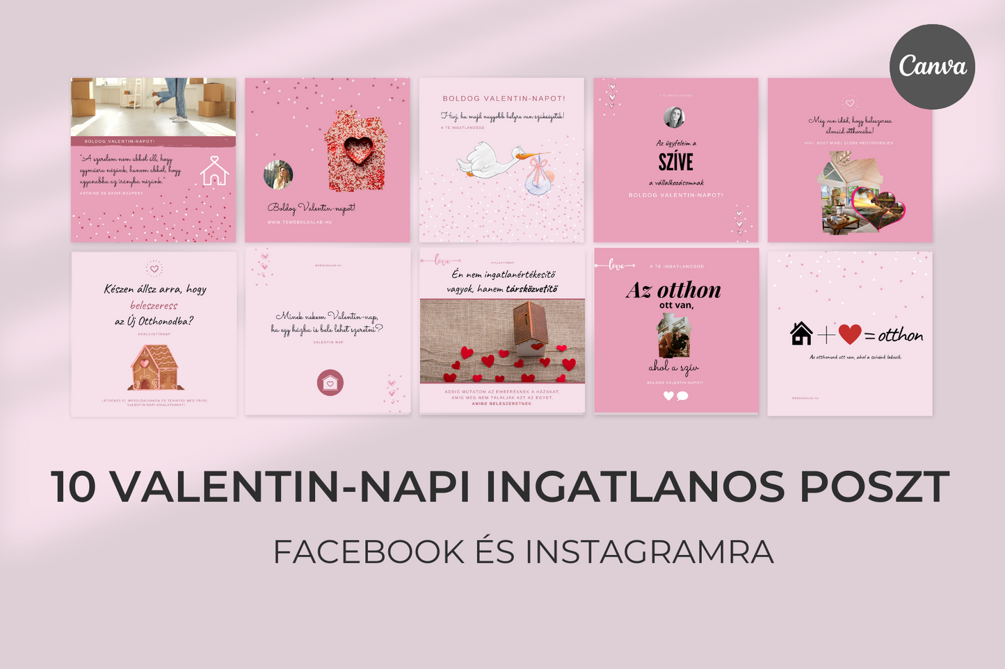 10 INGYENES Valentin-napi poszt ingatlanosoknak