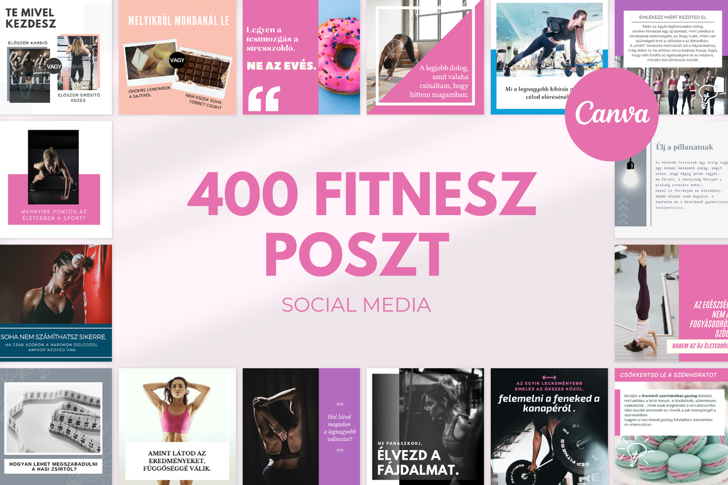 400 Fitnesz Poszt Csomag (női verzió)