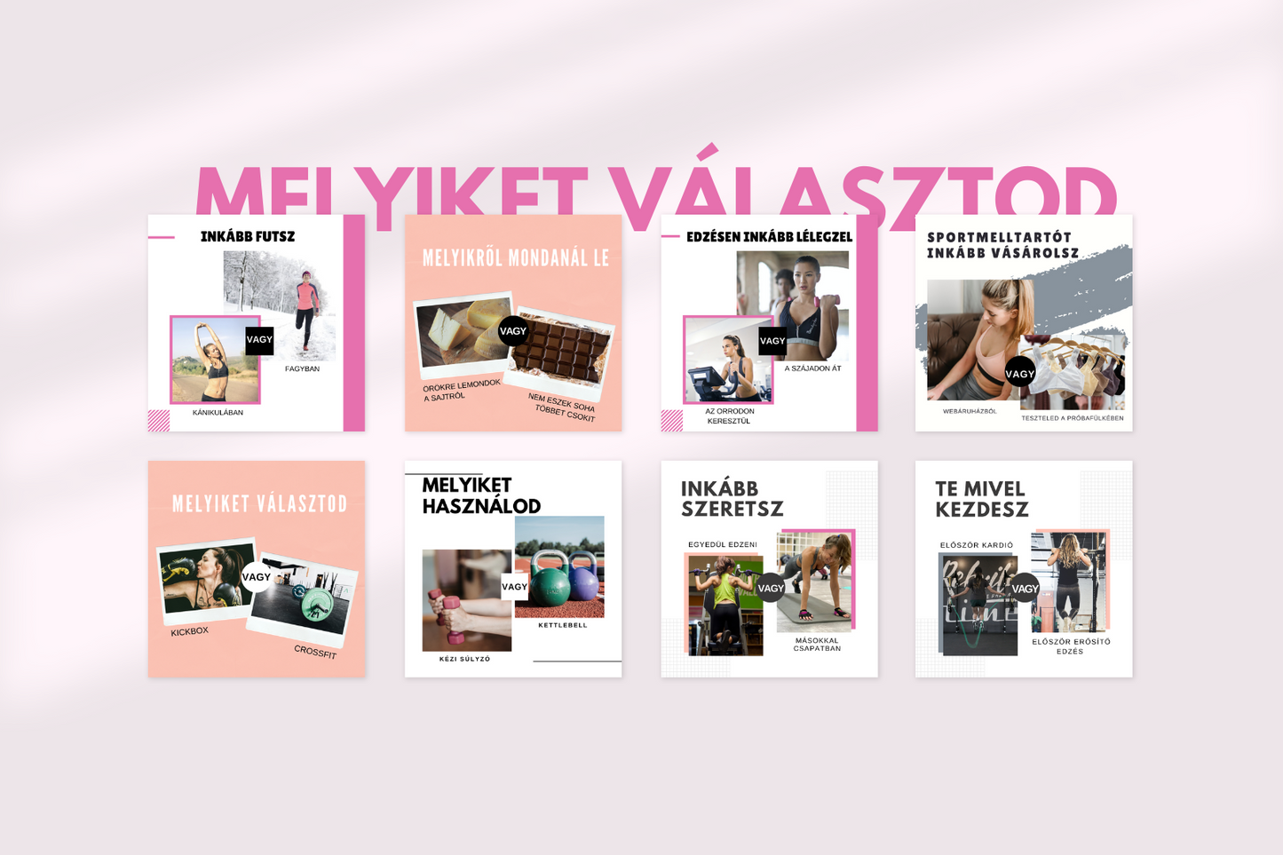 400 Fitnesz Poszt Csomag (női verzió)