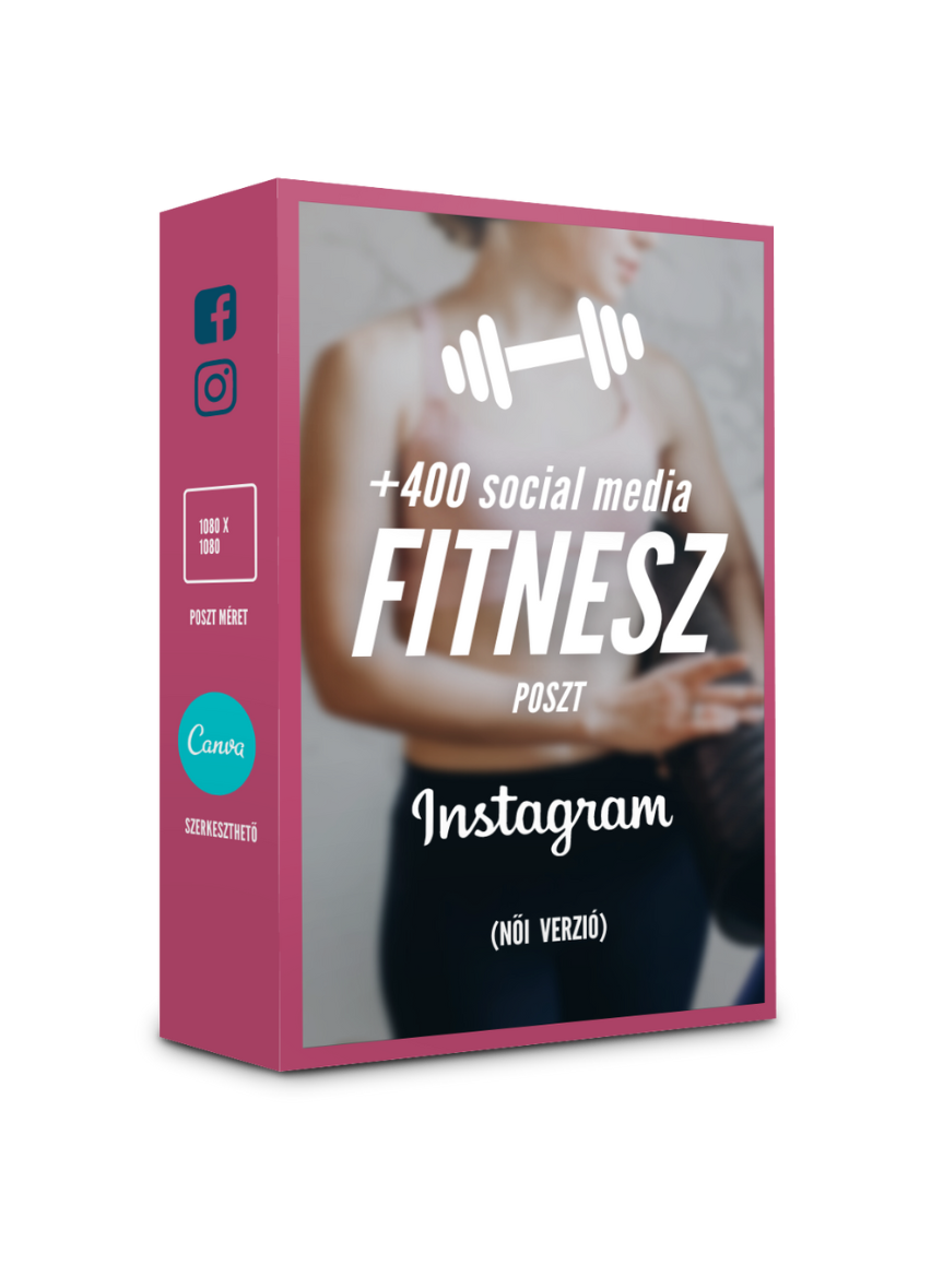 400 Fitnesz Poszt Csomag (női verzió)