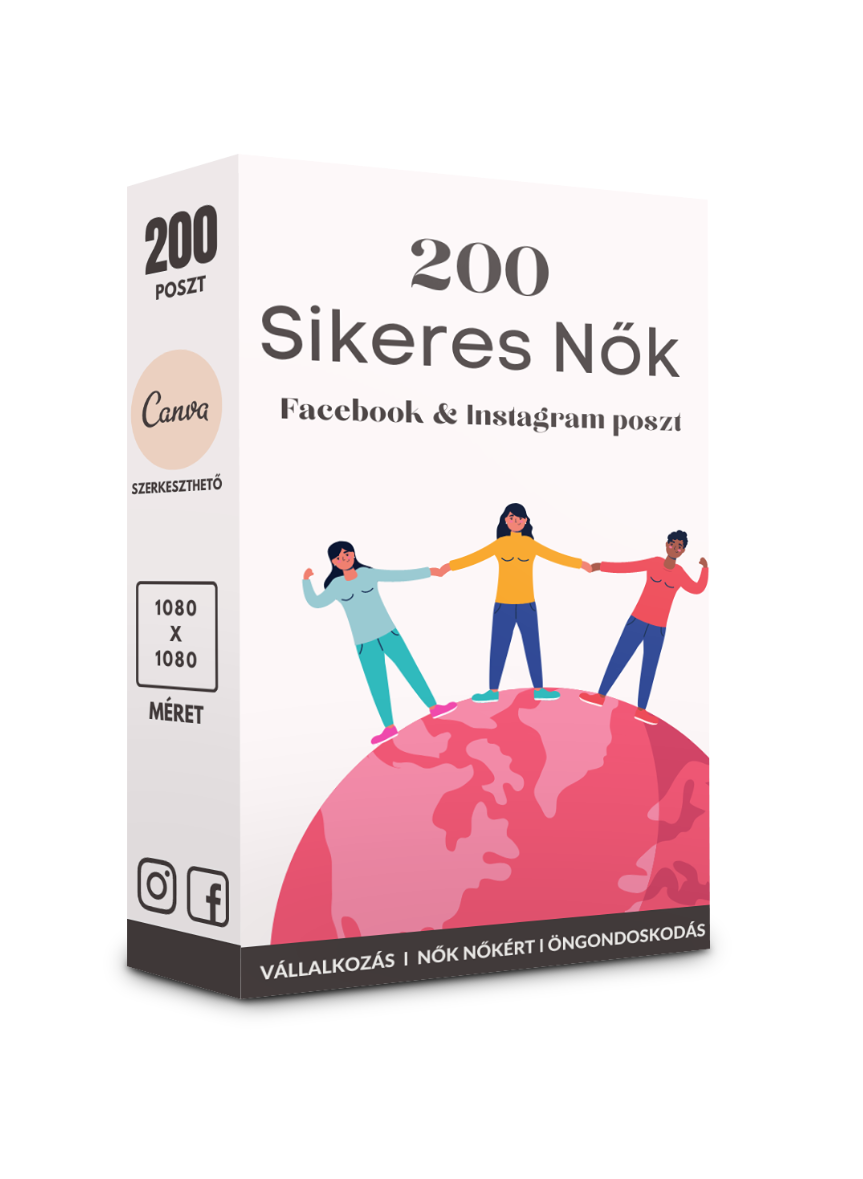 200 Sikeres Nők Poszt Csomag