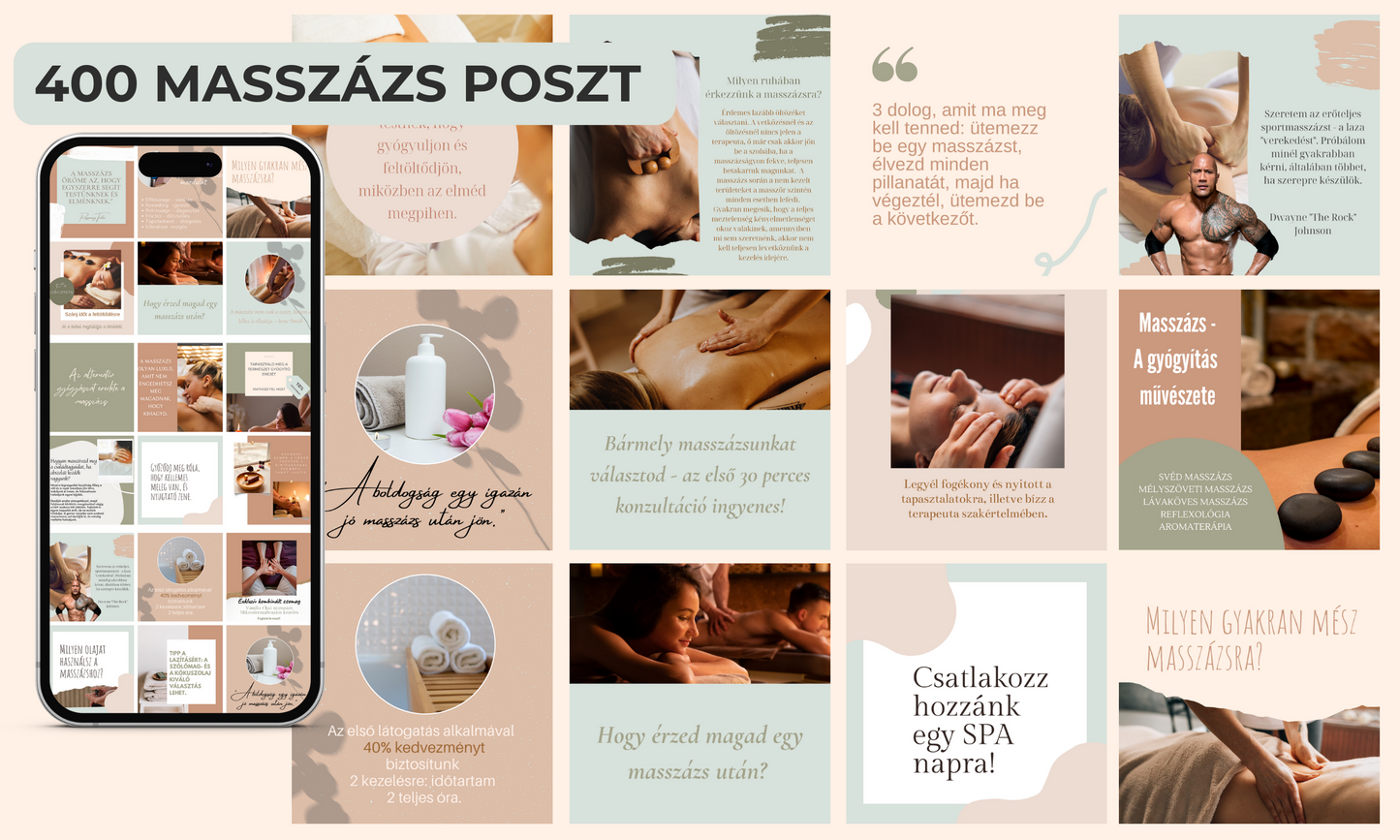 400 Masszázs poszt