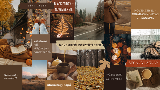 Mit posztolj novemberben?