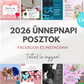 2026 ÜNNEPNAPI POSZTOK