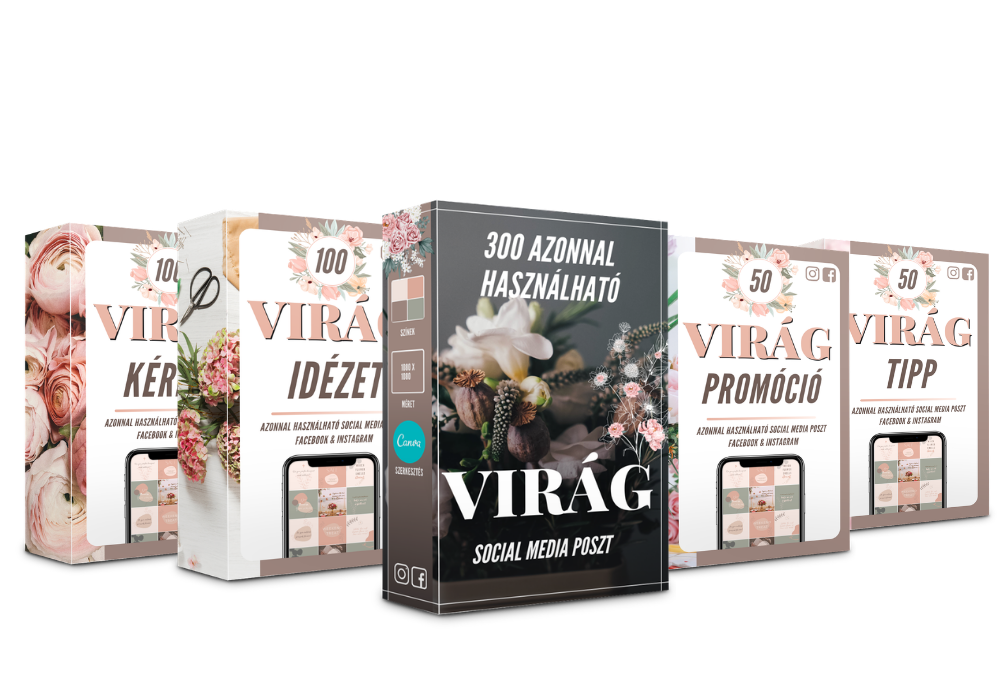 300 VIRÁGOS POSZT