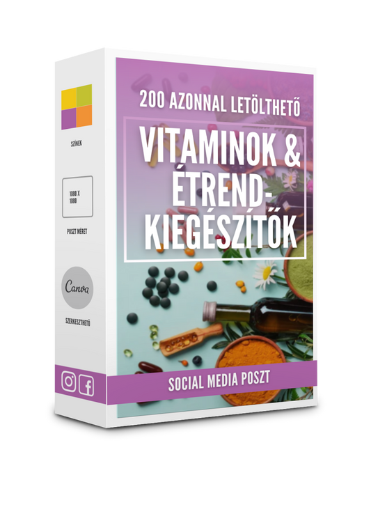 200 Vitamin & Táplálékkiegészítő poszt